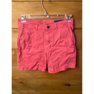 Vineyard Vines Mens Island Short Size 30 Coral Flat Front Chino Shorts Beach Sun